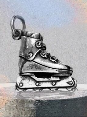 Incredibly RARE James Avery in-line rollerblade skate charm